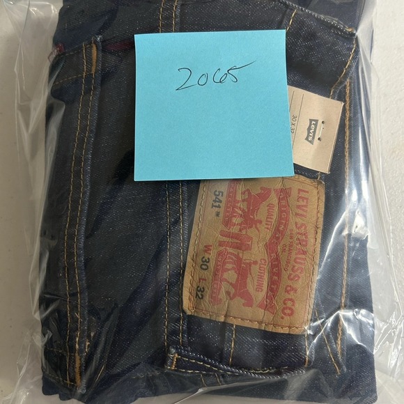 Levi's 541 Mens Jeans NWT Athletic‎ Taper Stretch Dark Wash Denim Size 30x32 - Picture 11 of 11